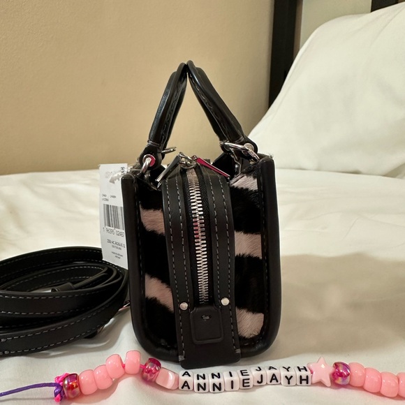 **SOLD** NWT Coach Rogue Bag 12 In Haircalf With Zebra Print (Micro Bag) - Picture 6 of 12